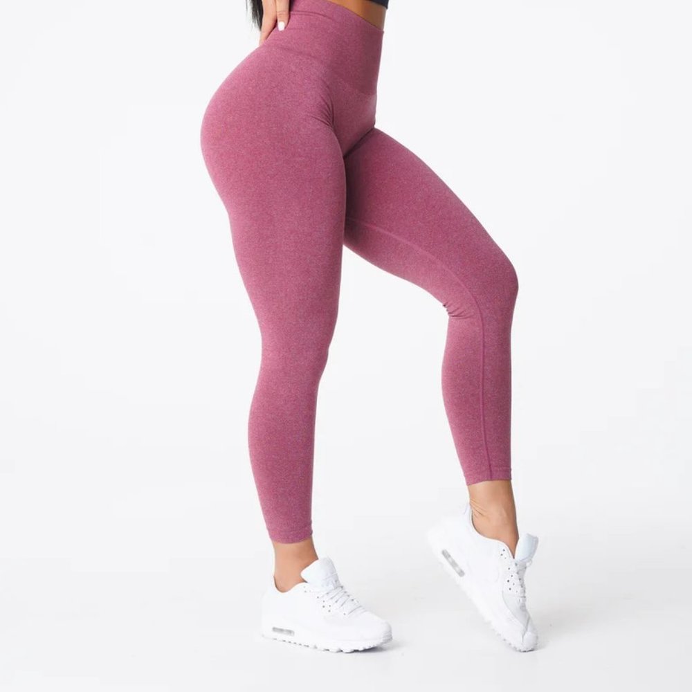 NVGTN Maroon NV Seamless Leggings